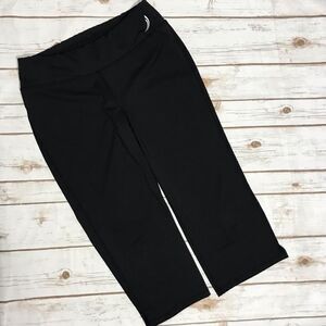 Exertek Cropped Active Wear Black Pants size small loungewear
